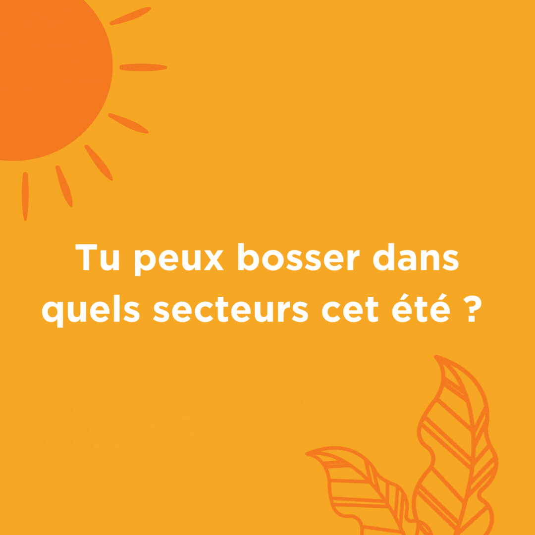 Webinaire Secteurs qui recrutent cet été