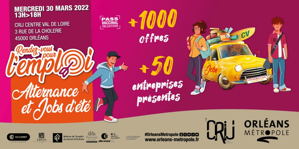 Rendez-vous pour l’emploi : forum jobs d’été et alternance