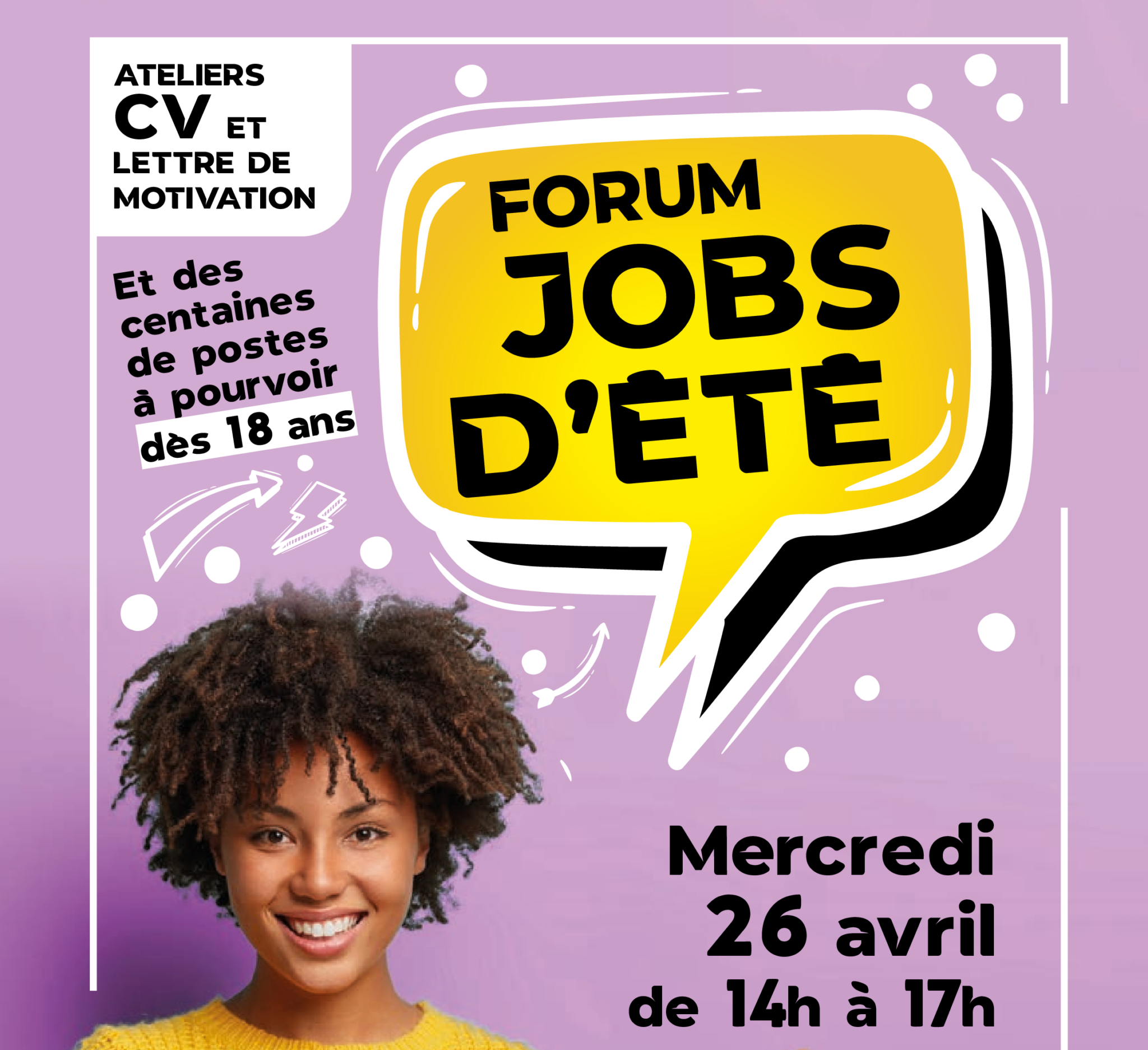 Forum Jobs d'été - 26 Avril 2023 - Eaubonne - Jobs d'été