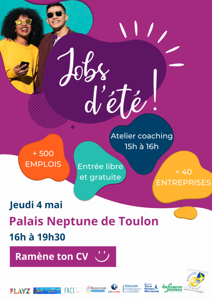 Forum Jobs d'été - 4 Mai 2023 - Toulon - Jobs d'été
