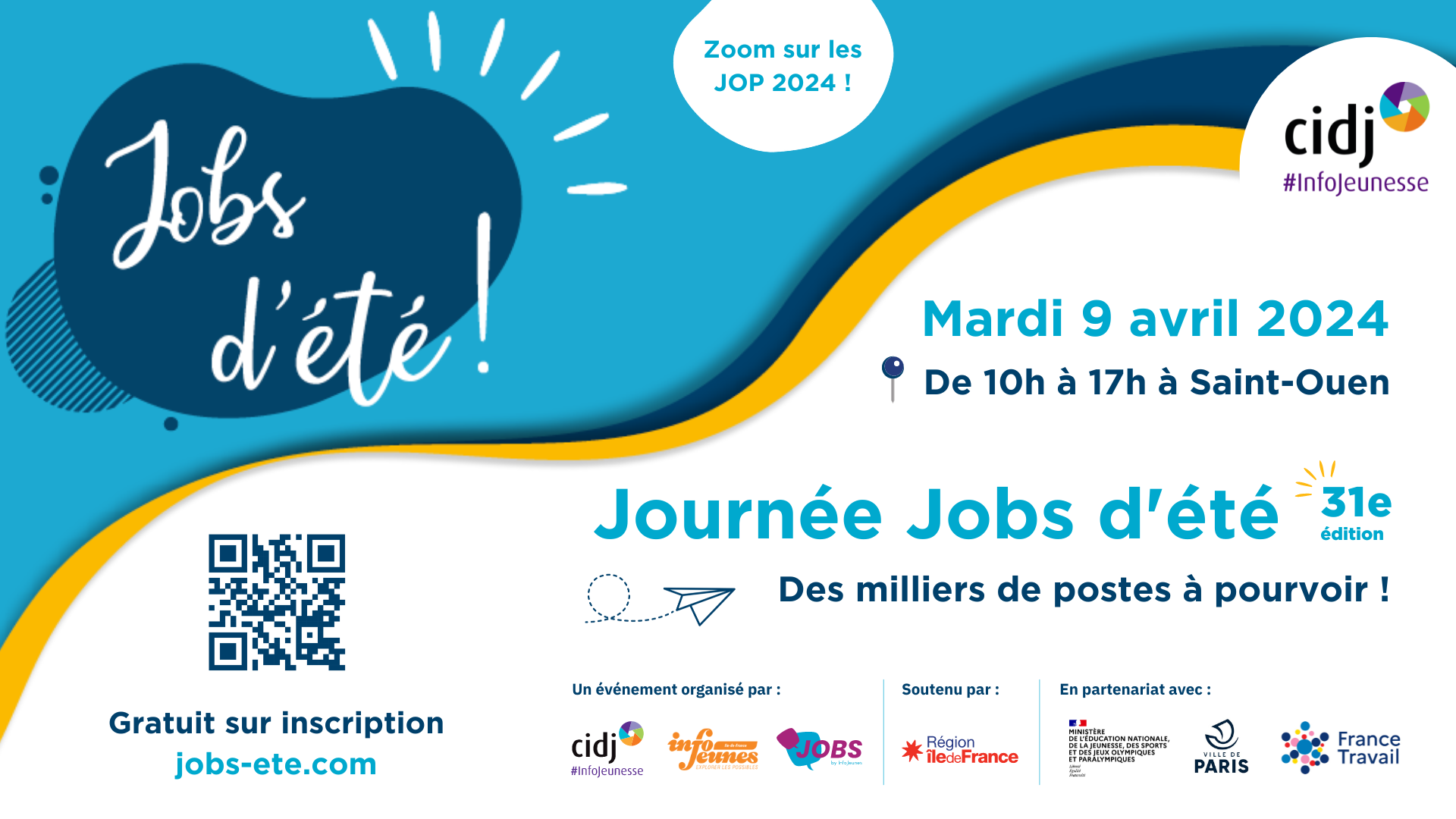 Affiche journée jobs d'été 2024