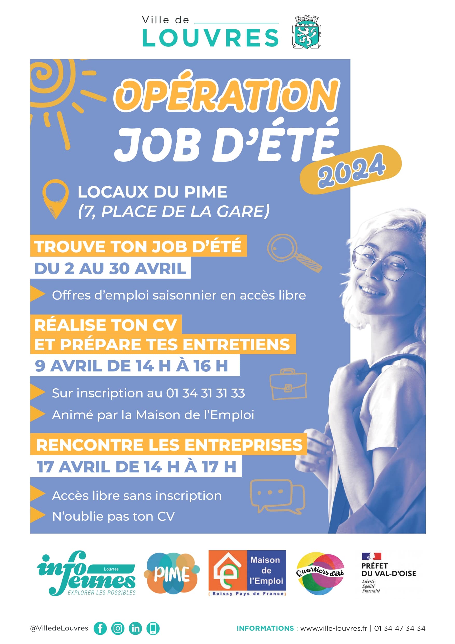 jobs d'été Louvres